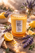 7.5 OZ LEMON LAVENDER SOY CANDLE FRESH SCENT
