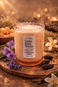 7. OZ SANDALWOOD VANILLA SOY CANDLE